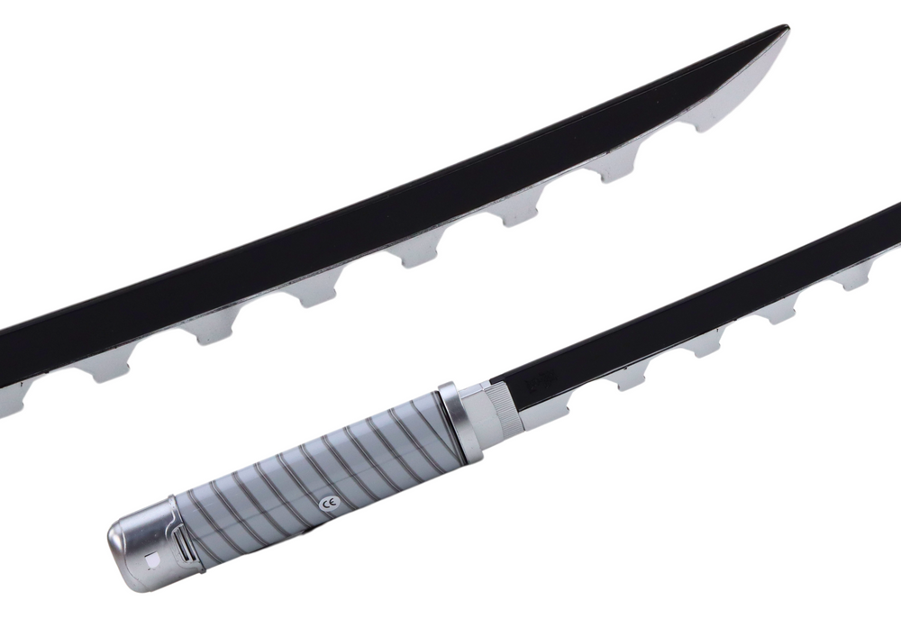 Nichirin Samurai Sword Battery Operated Comfortable Handle Black Sound