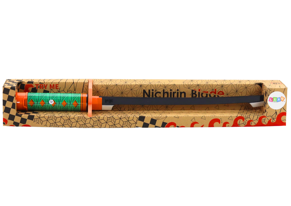 Nichirin Samurai Sword Battery Operated Comfortable Grip Green Sound