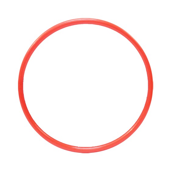 Zestaw żonglerski składający się z 3 pierścieni, czerwony