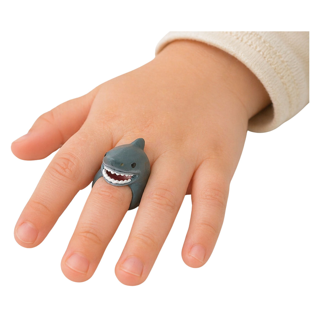 Ring On Hand Educational Animals Shark