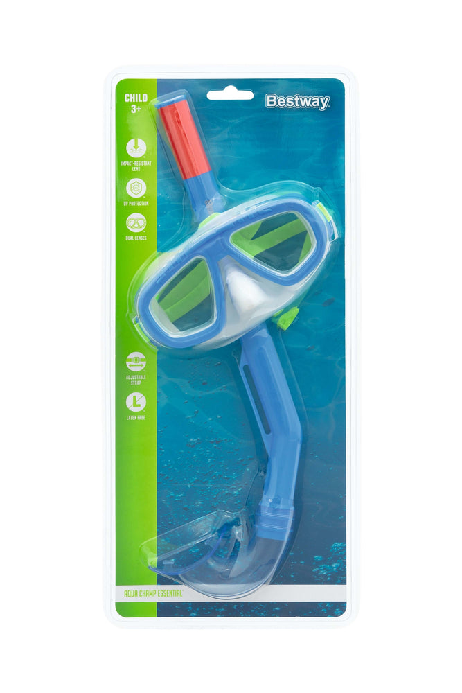 Diving Mask With Snorkel Navy Blue Bestway 24018