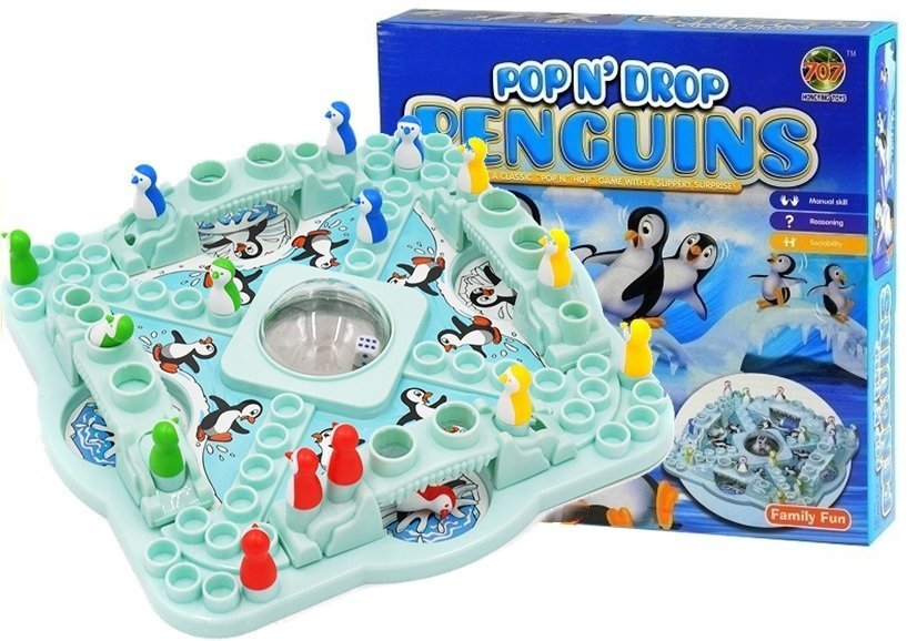 Jogo Familiar Pinguins Chineses - Corrida de Pinguins