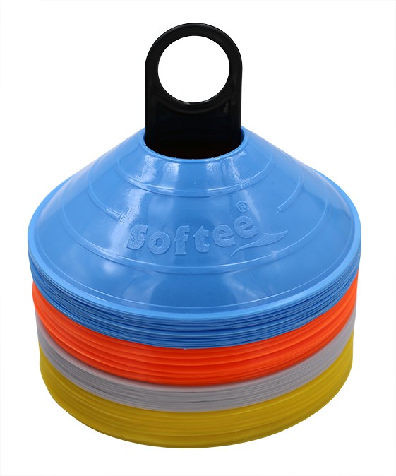 Set Ofmarker Cone Softee Naranja Flúor/Blanco/Amarillo Flúor/Royal