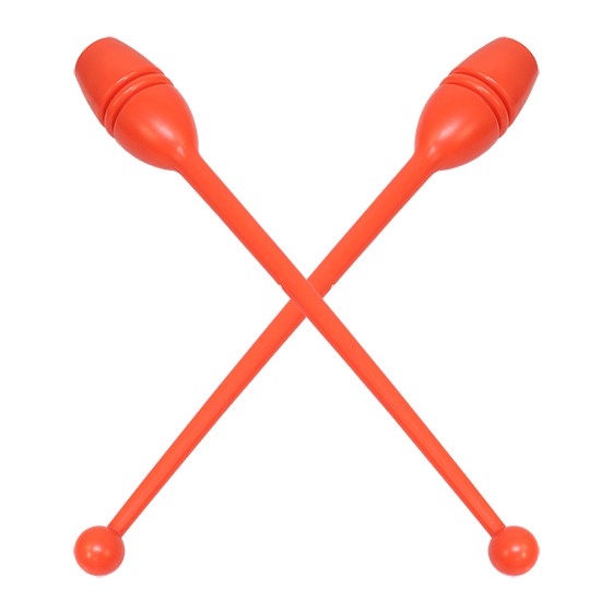 Clubs de gymnastique rythmique rouge