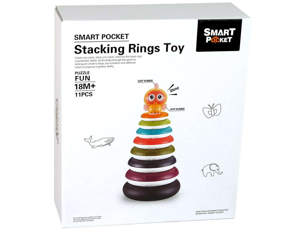 Educational Pyramid With Hoops Duckie Wheel