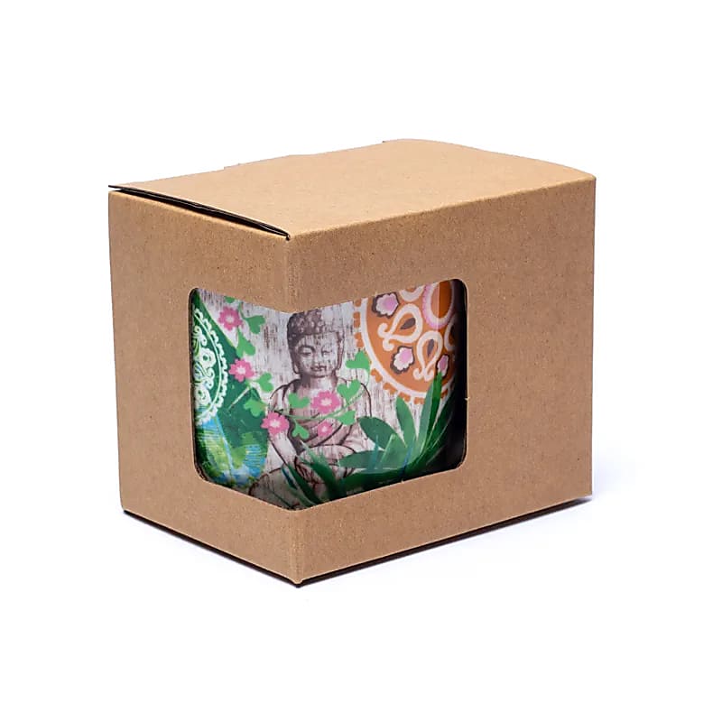 Teinfusionsmugg Buddha Paradise - ±400 ml Paket med 2 st