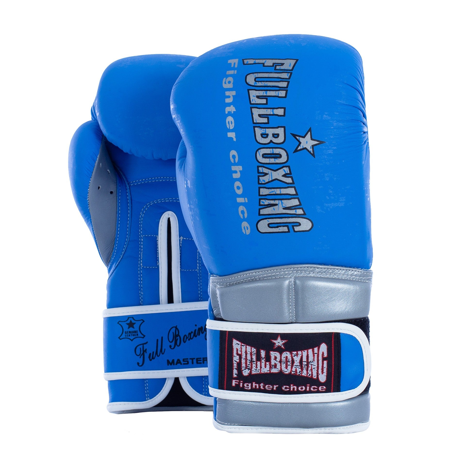 Par De Guantes De Boxeo Fullboxing Master Azul 10 Oz
