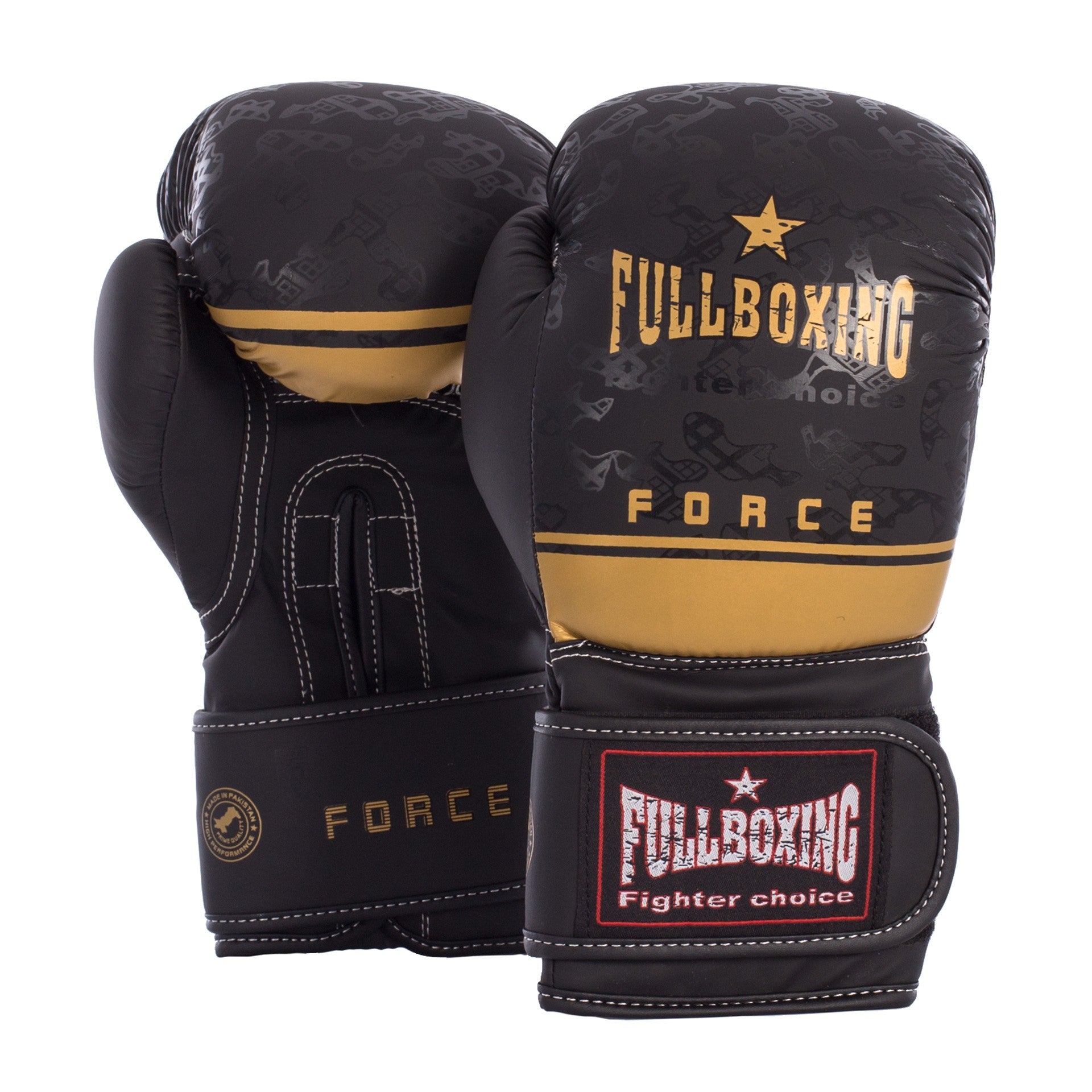 Gants de boxe Fullboxing Force Noir 10 Oz