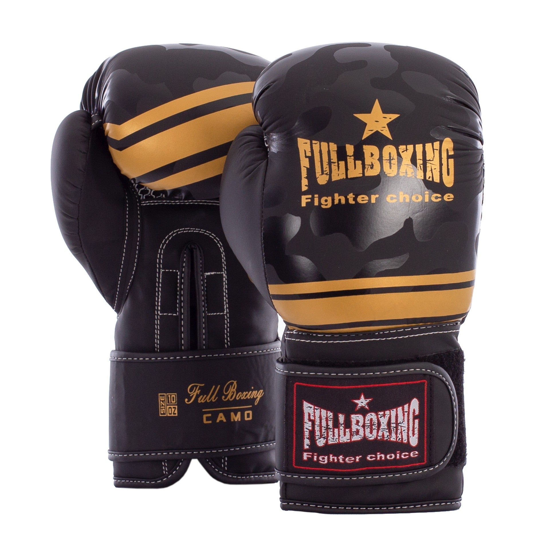 Gants de boxe Fullboxing Camo Noir/Multicolore