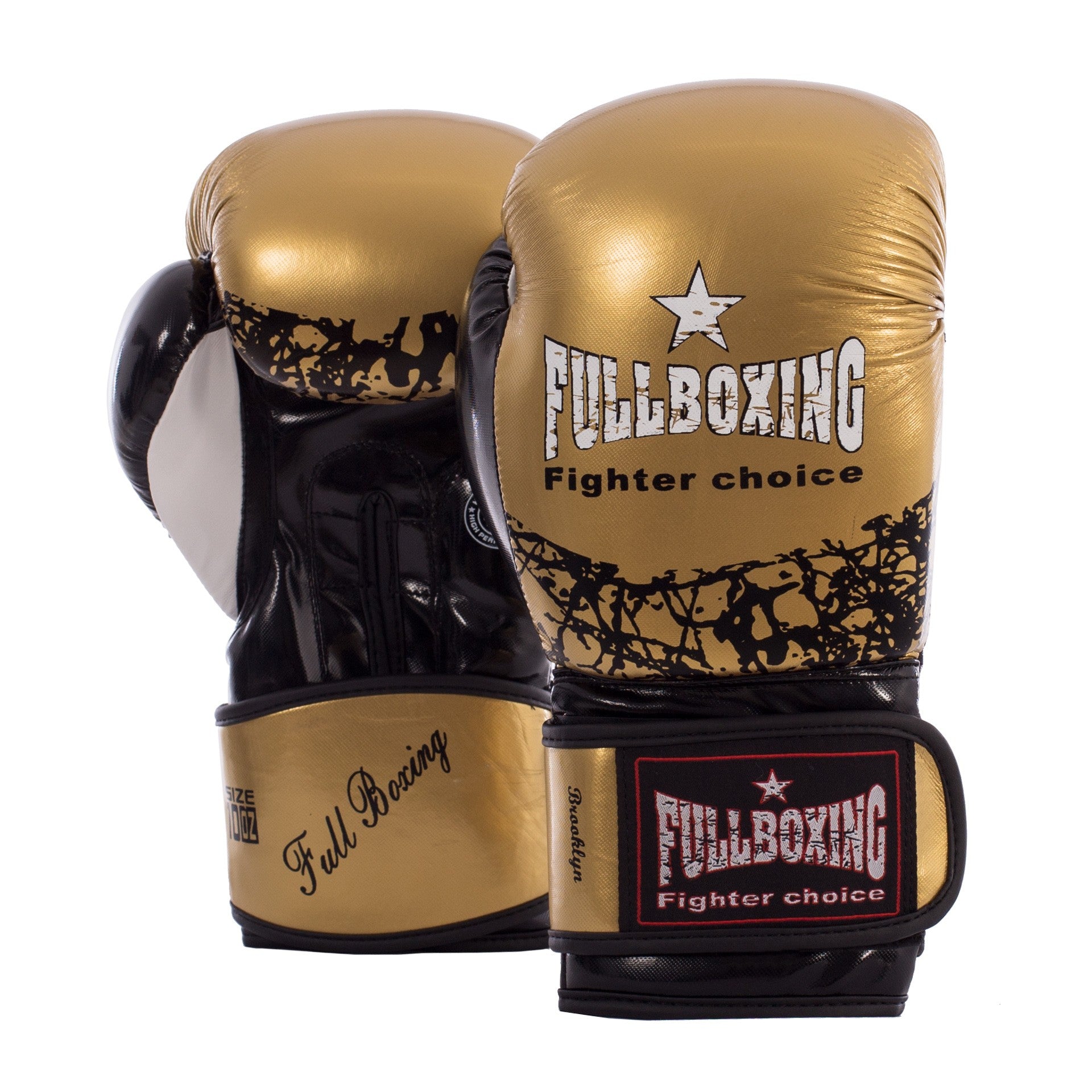 Bokshandschoenen Fullboxing Brooklyn Oro 10 Oz