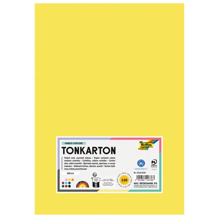 Тънък английски картон 220g A4