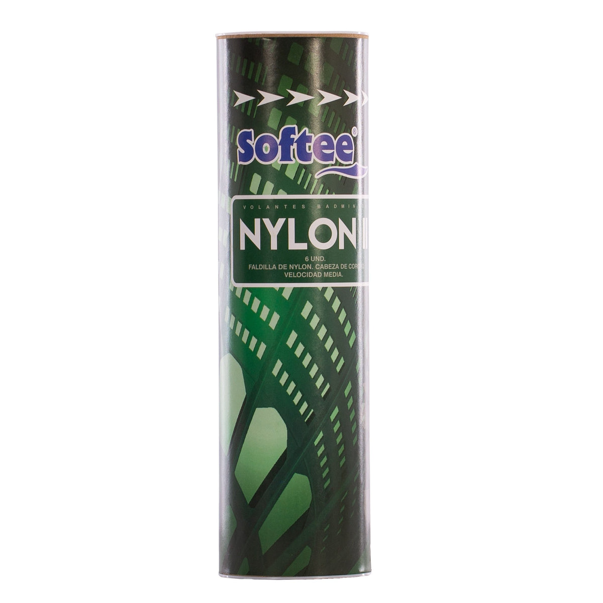 Softee Nylon Ii Volante Bádminton 6 Unidades Amarillo ÚNICA