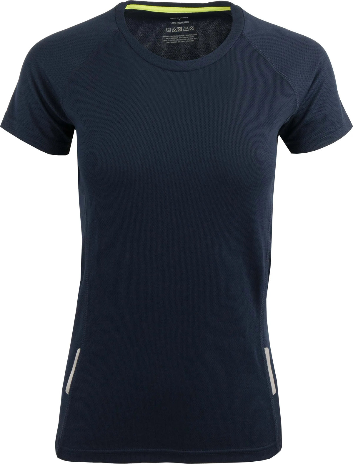 T-shirt sportiva maglione da donna blu navy