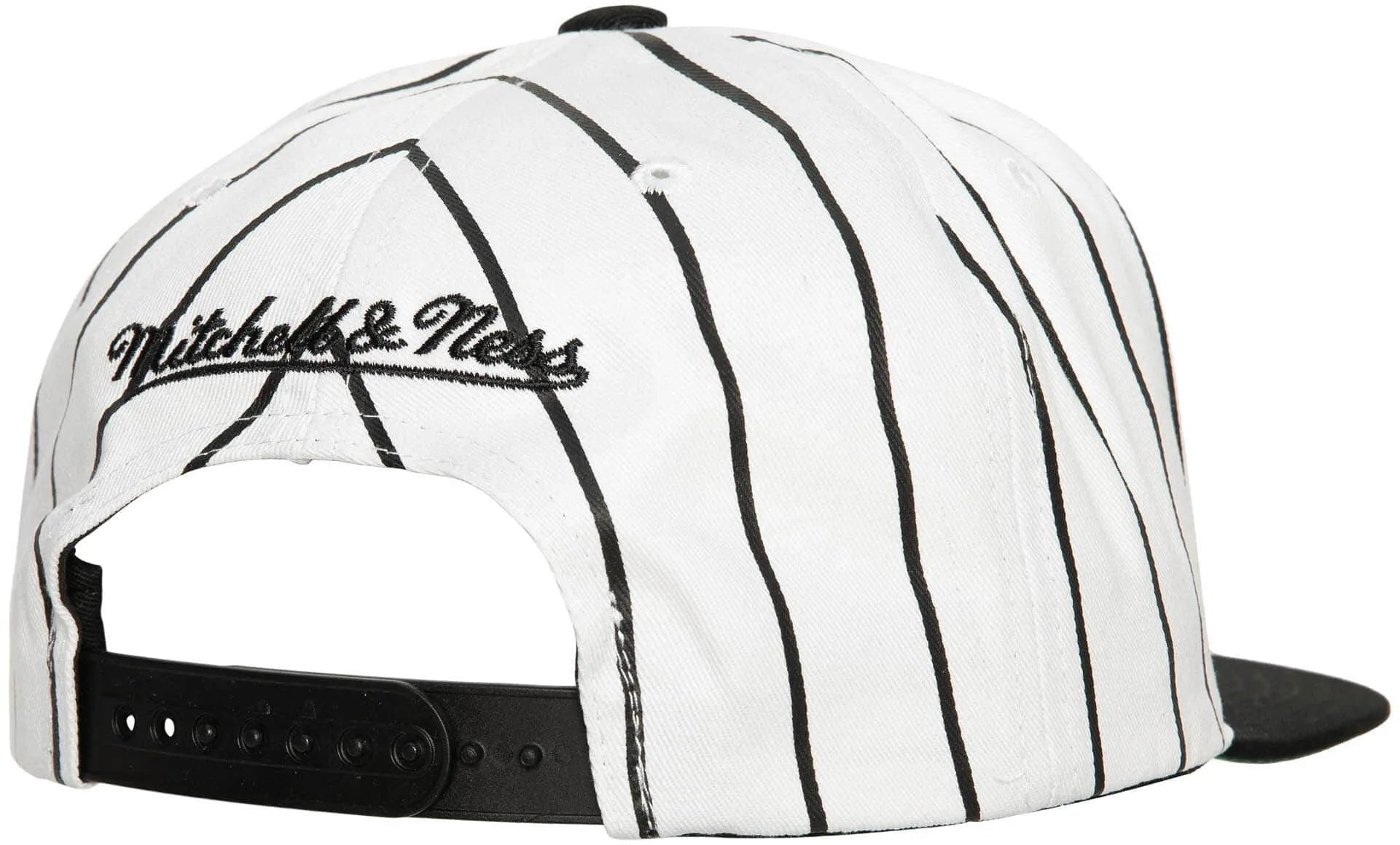 Biało-czarna czapka z daszkiem Mitchell & Ness NBA Brooklyn Nets