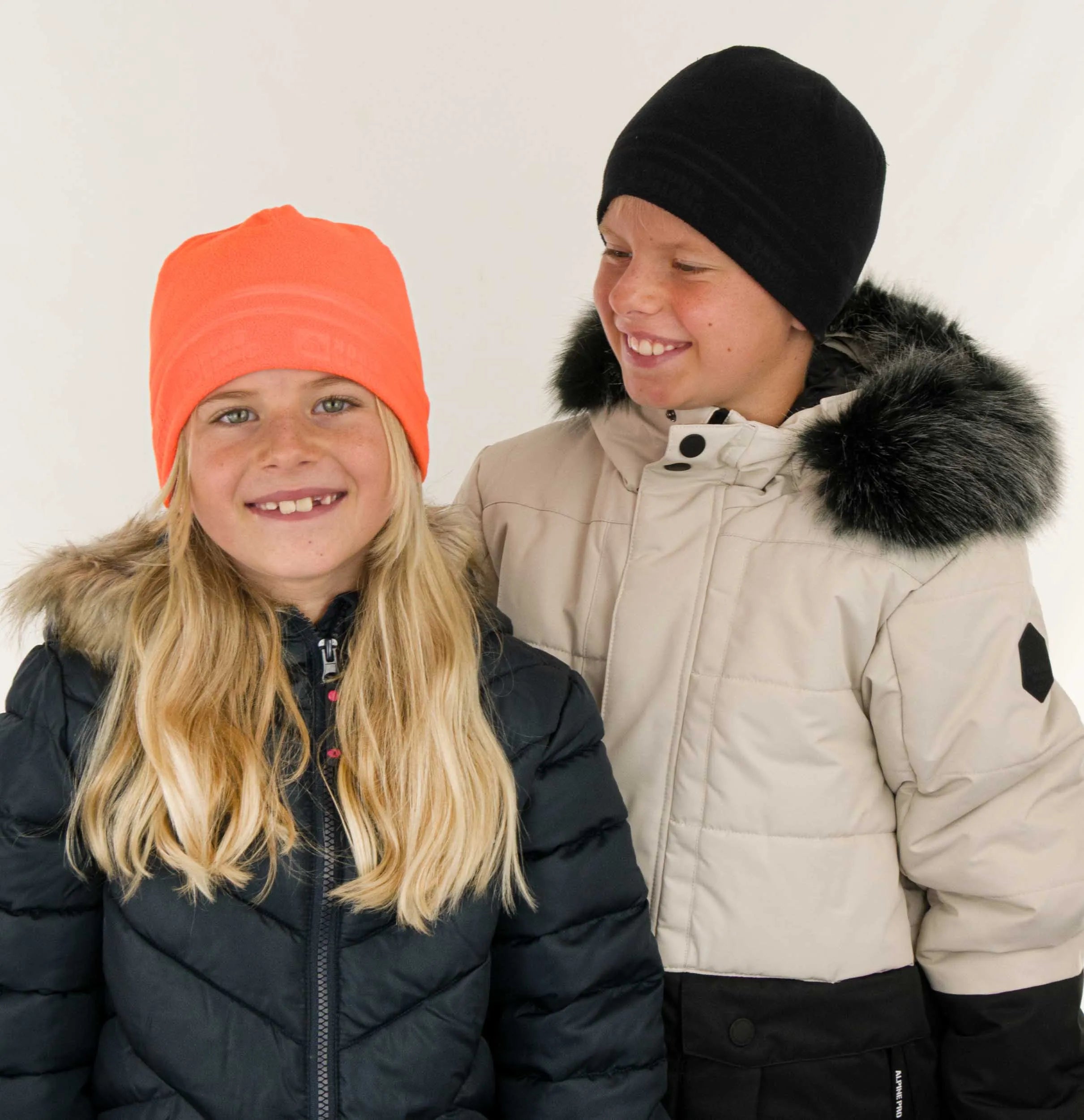 Fleecehue til børn Nordblanc Black Jr
