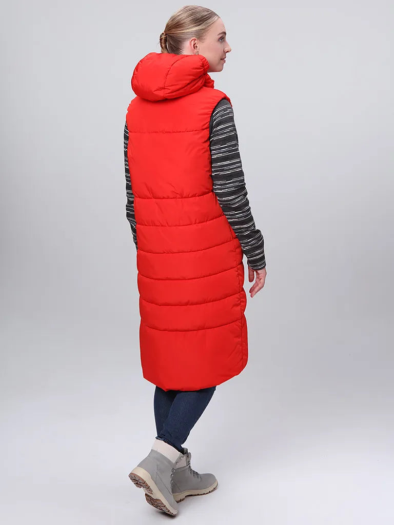 Damesvest loap tamaja rood l