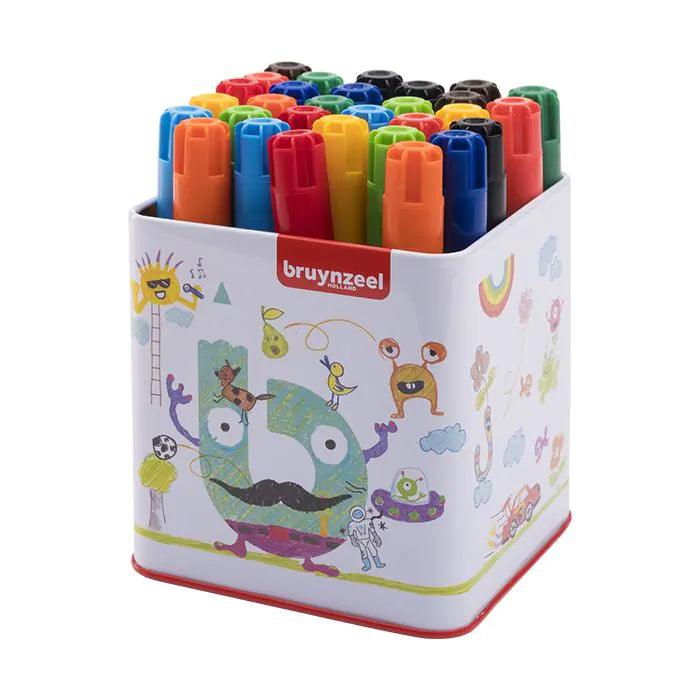 Bruynzeel Bruynzeel Bigpoint Felt-tip Pens In A Tube