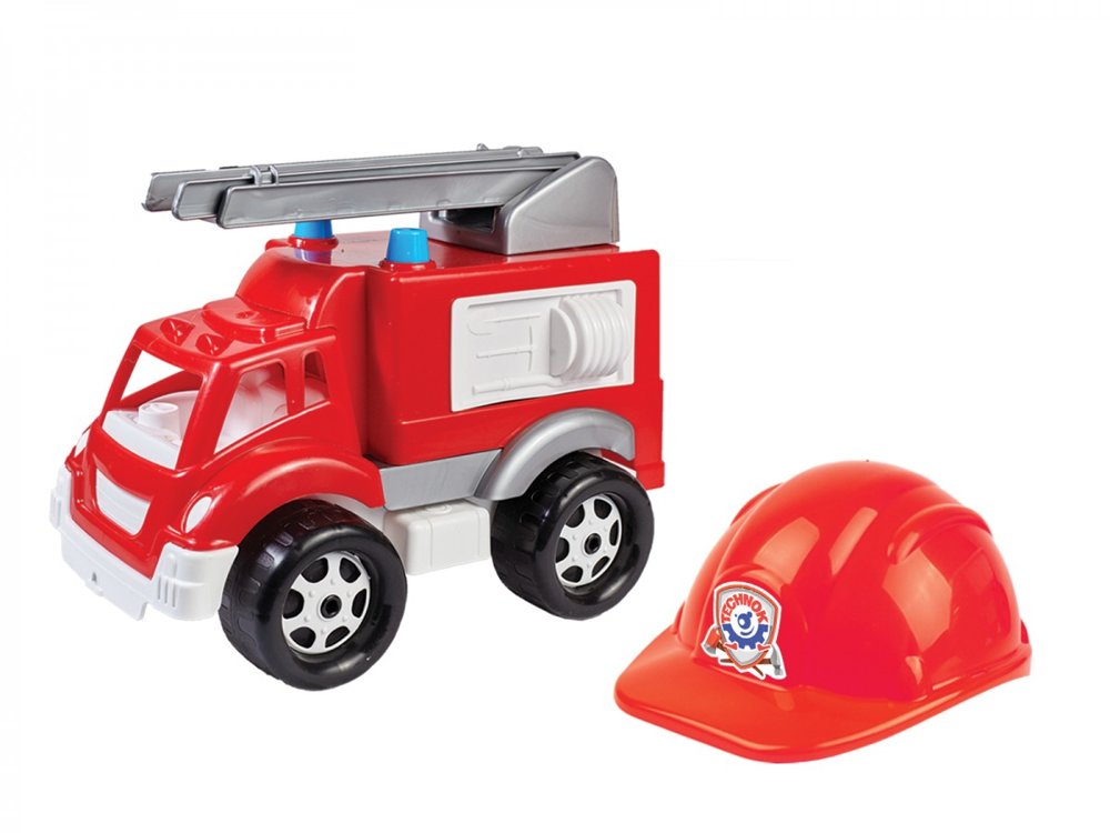 Fire Truck Ladder Helmet Firefighter 3978