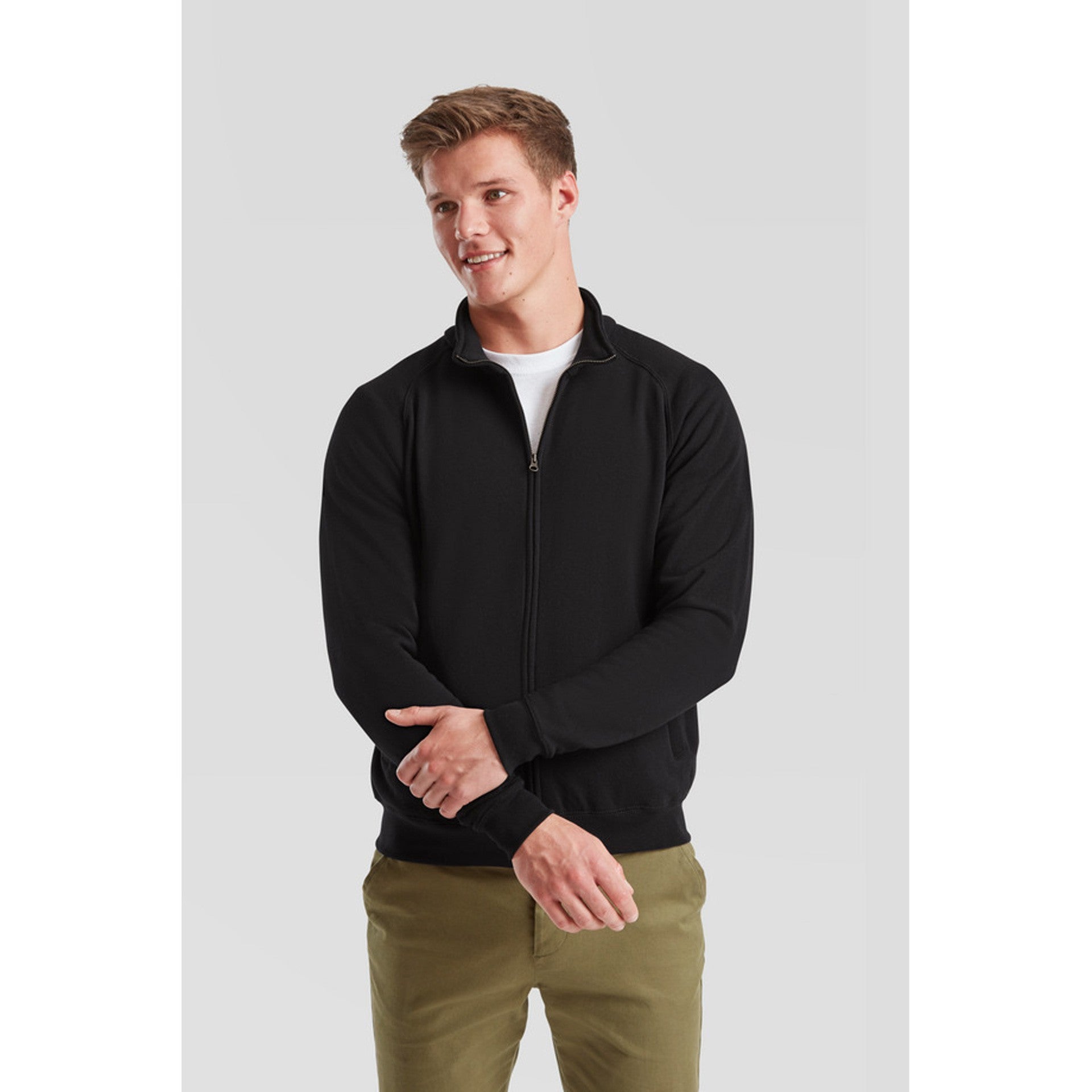 Fruit Of The Loom Klassiek Sweatjack Zwart