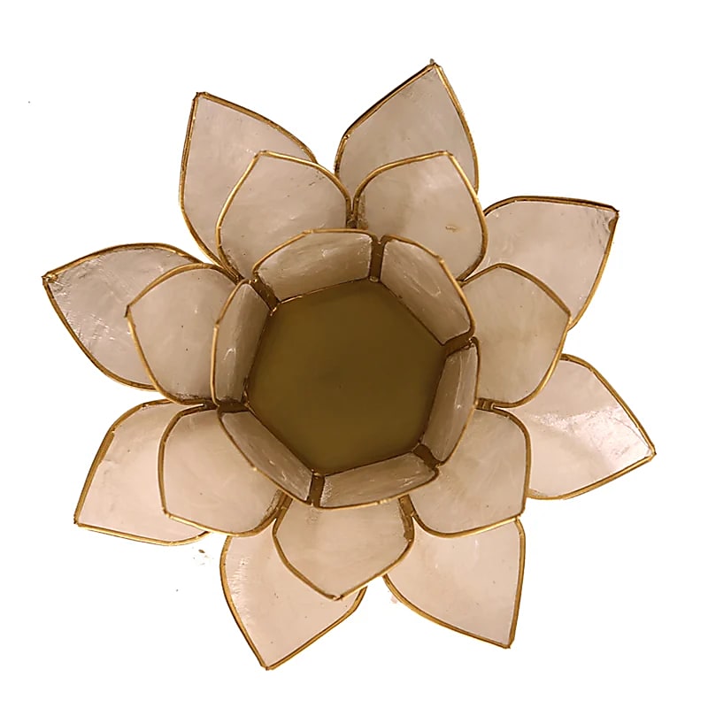 Ozdoba Lotus Atmospheric Light Pearl Gold - 13,5 cm