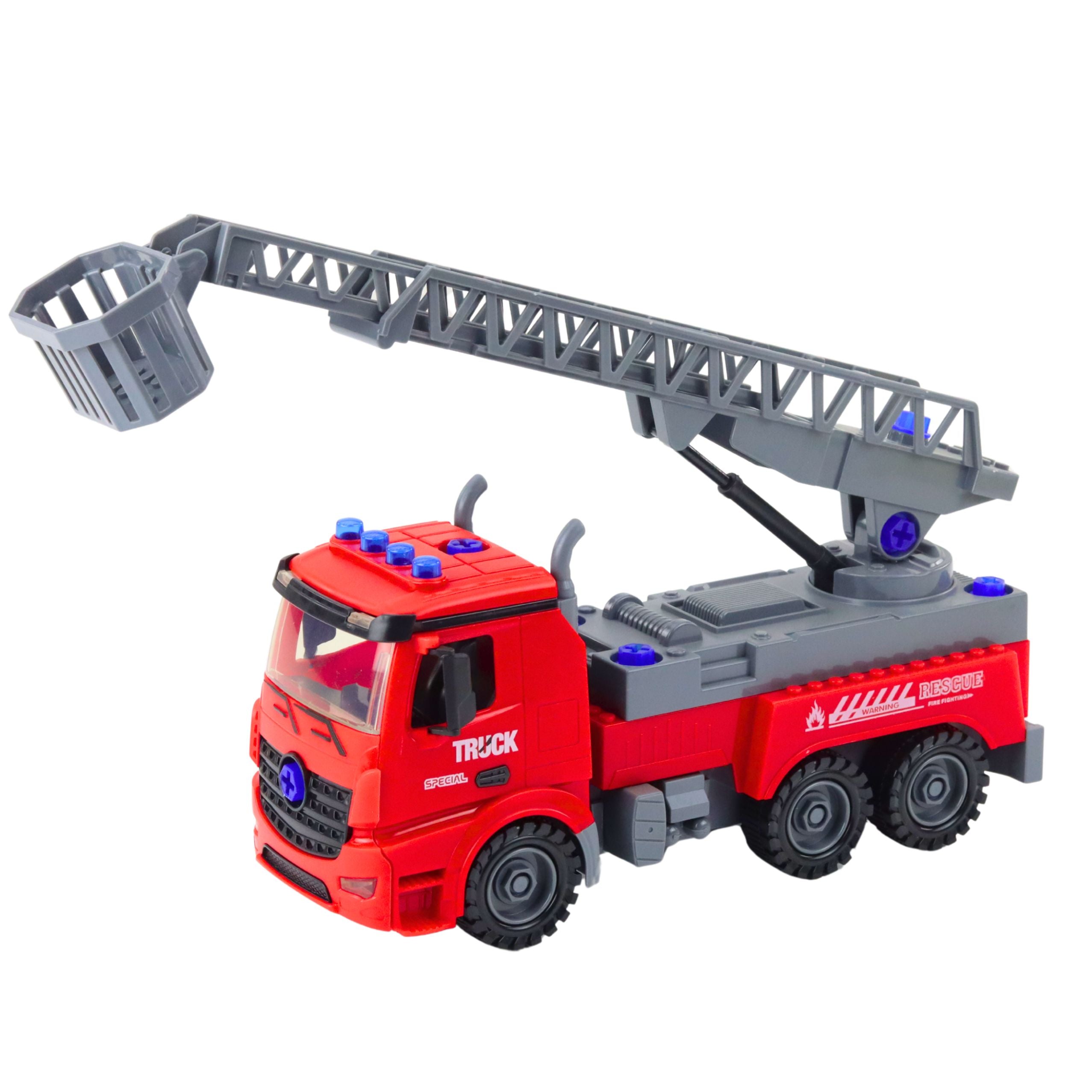 Fire Department Truck Diy Screwdriver Red
