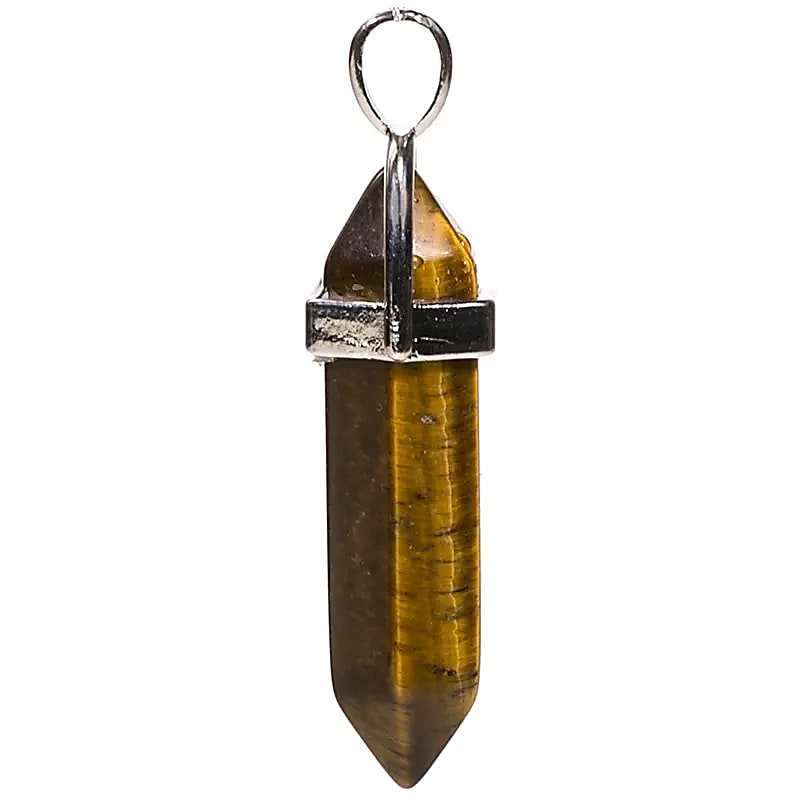 Vedhæng Tiger Eye --pakke med 5 stk - 4 Cm