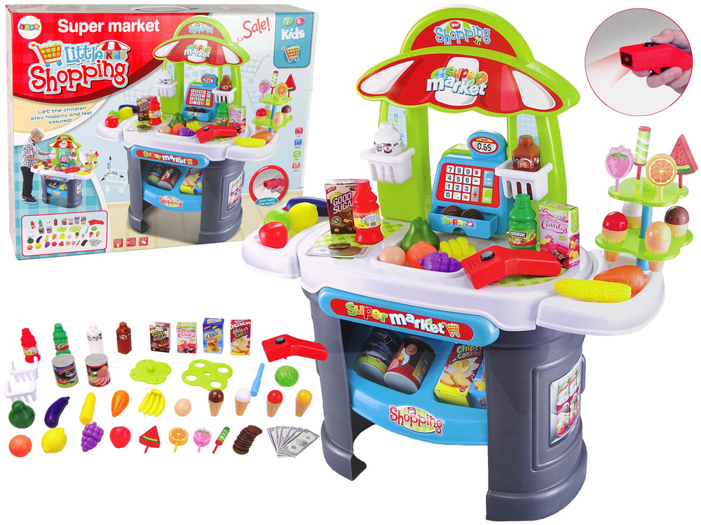 Supermarket Set Grocery Scanner For Kids