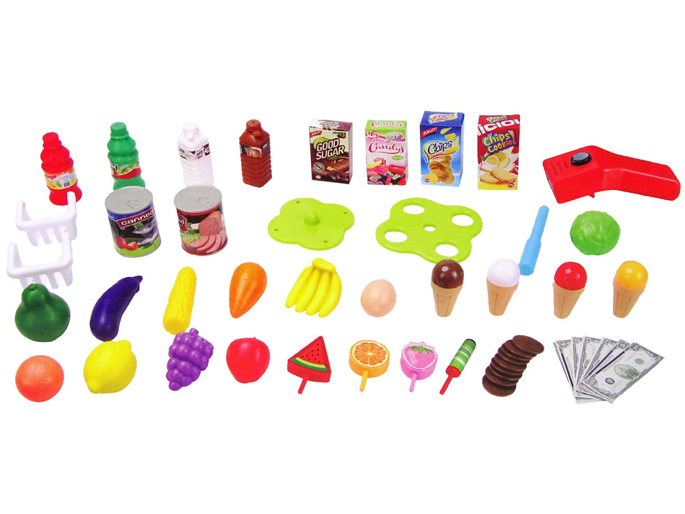 Supermarket Set Grocery Scanner For Kids