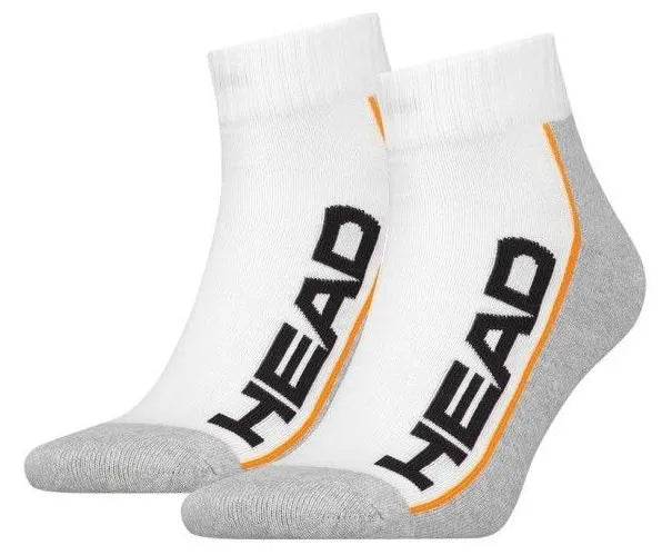 Calzini Head Quarter Confezione da 2 Bianco-grigio35-38 Bianco 35-38