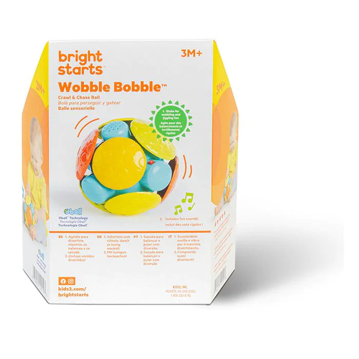 Bright Starts Wobble Bobble Crawl & Chase Ball