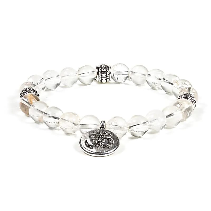 Mala/náramok Rock Crystal Elastic with Ohm --balenie 2 ks - 0,8 cm