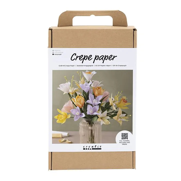 Crepe Paper Flower Making Craft Kit