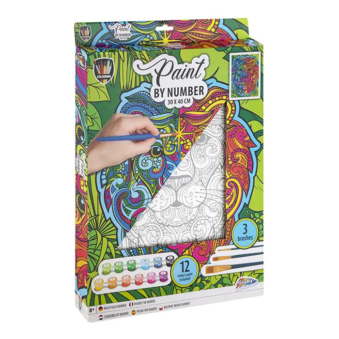 Paint By Numbers Lion