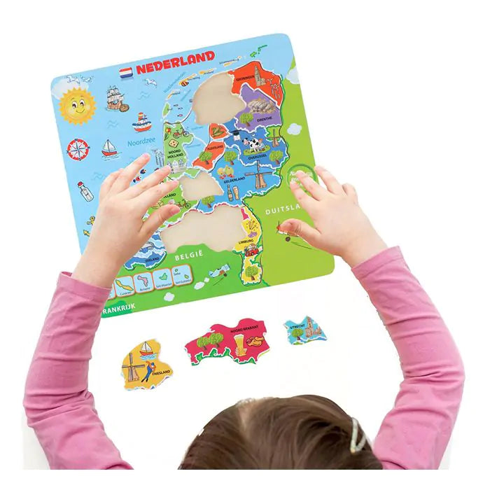Dřevěné puzzle Nizozemsko