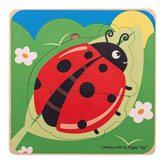 Bigjigs Lifecycle Layer Puzzle - Ladybug