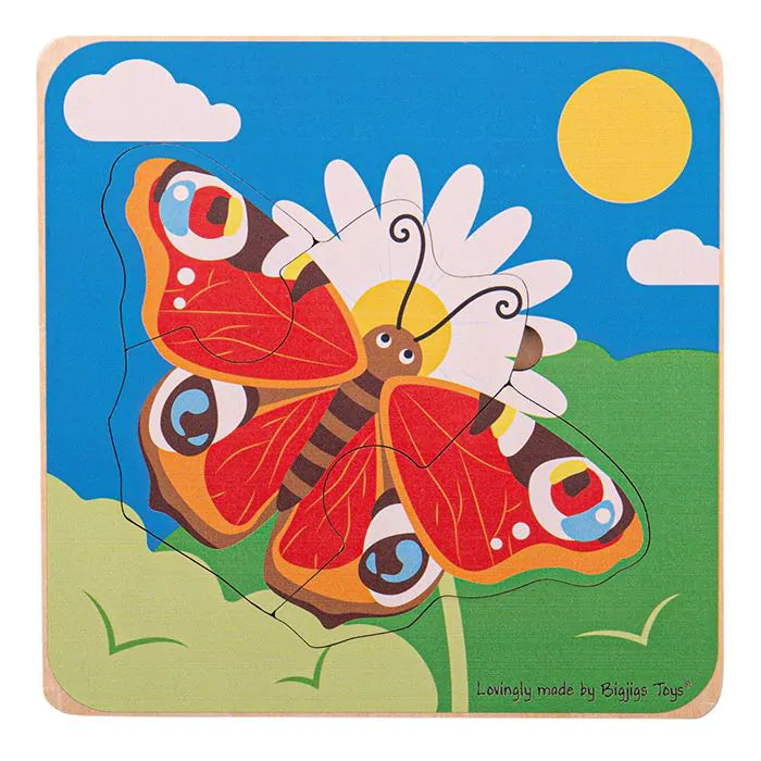 Bigjigs Lifecycle Layer Puzzle - Butterfly