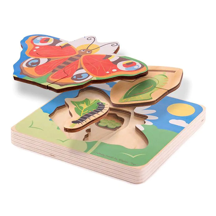 Bigjigs Lifecycle Layer Puzzle - Butterfly