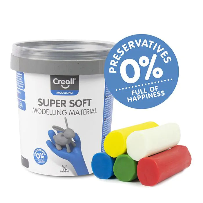 Creall Creall Supersoft глина 450 гр. Асорти