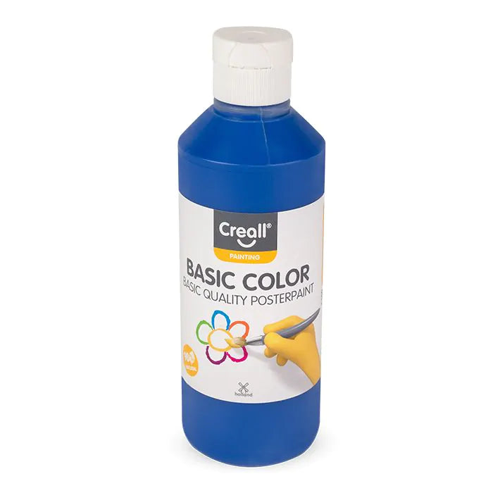Podstawowa farba plakatowa Creall 250ml niebieska