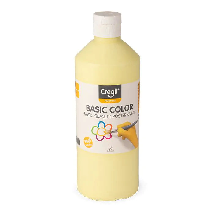 Creall Basic Gwasz 500ml Pastelowy Żółty