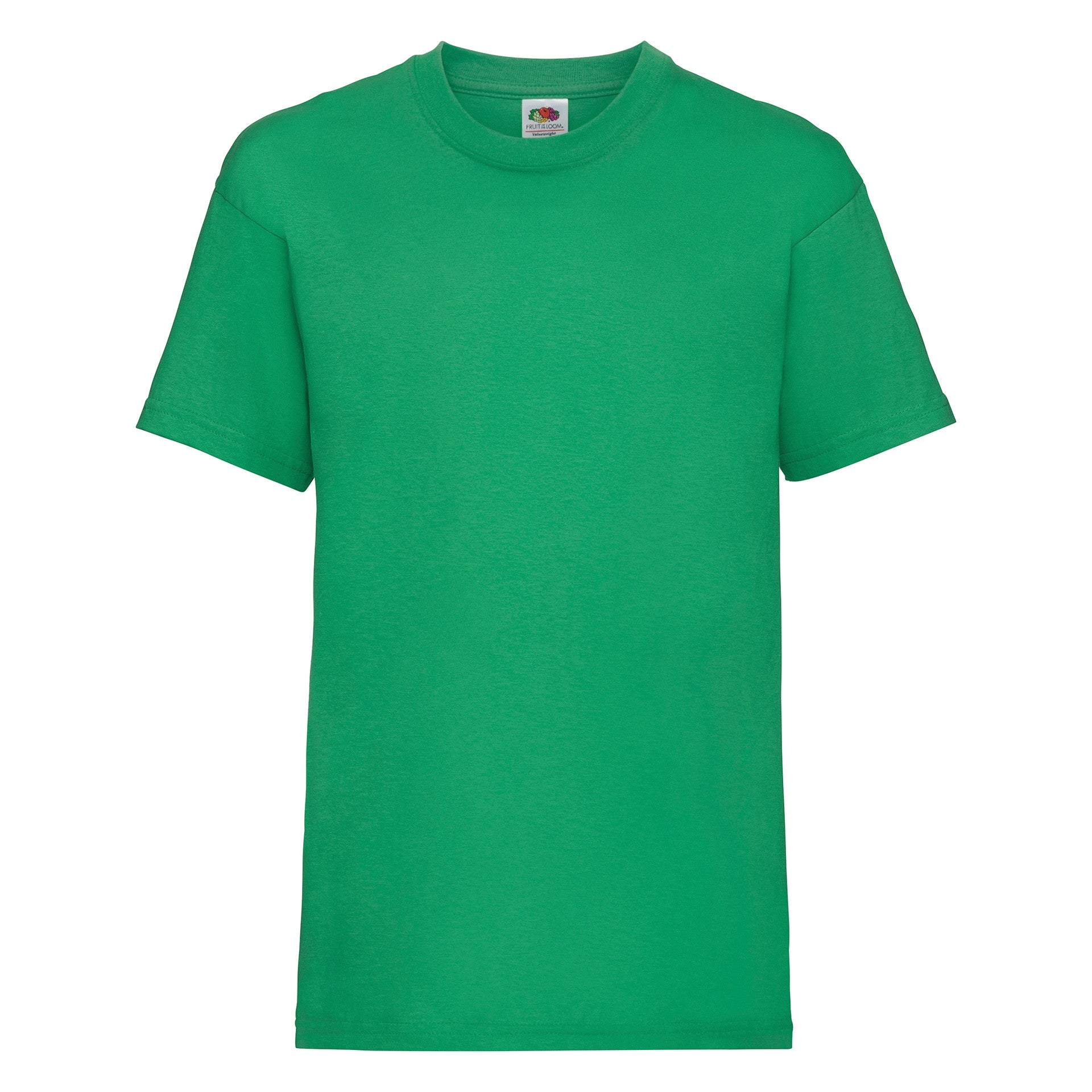 Camiseta Fruit Of The Loom Valueweight Niño Verde Kelly