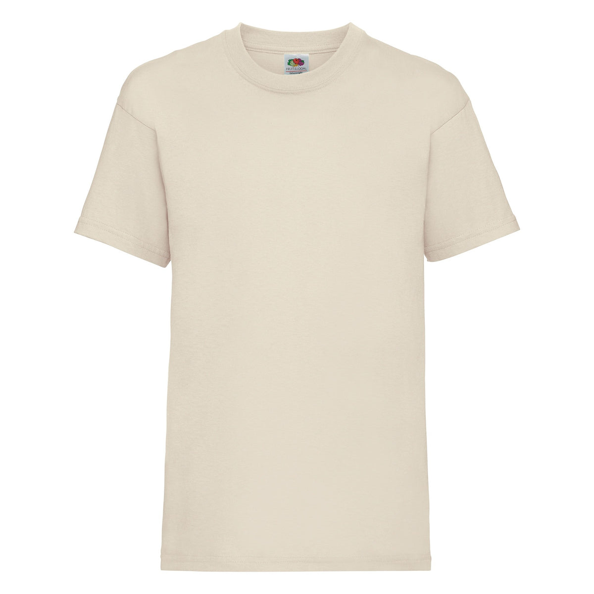 T-Shirt Fruit Of The Loom Valueweight Child Natural 60n