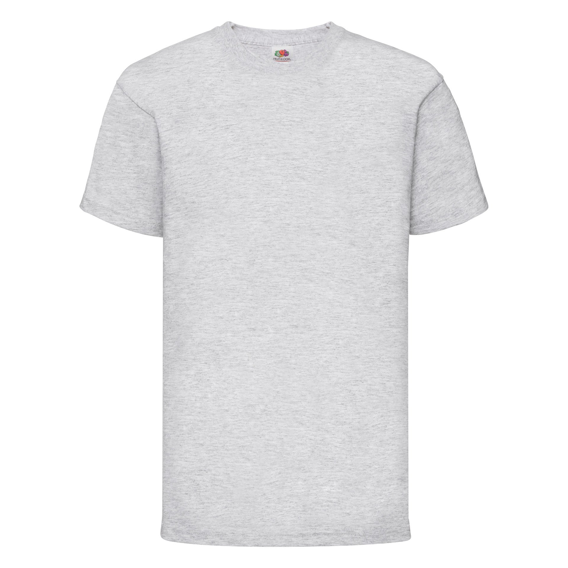 T-shirt Fruit Of The Loom Valueweight Kind Grijs