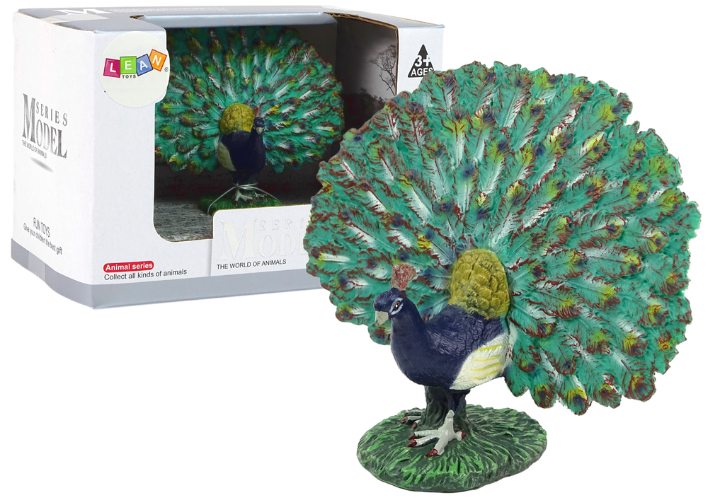 Large Collector's Figurine Of The Royal Peacock