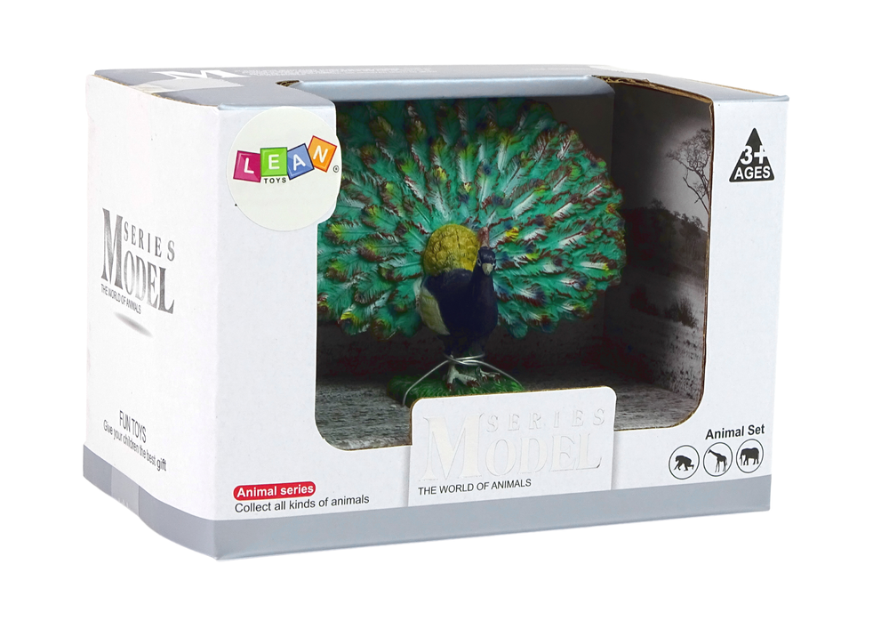 Large Collector's Figurine Of The Royal Peacock