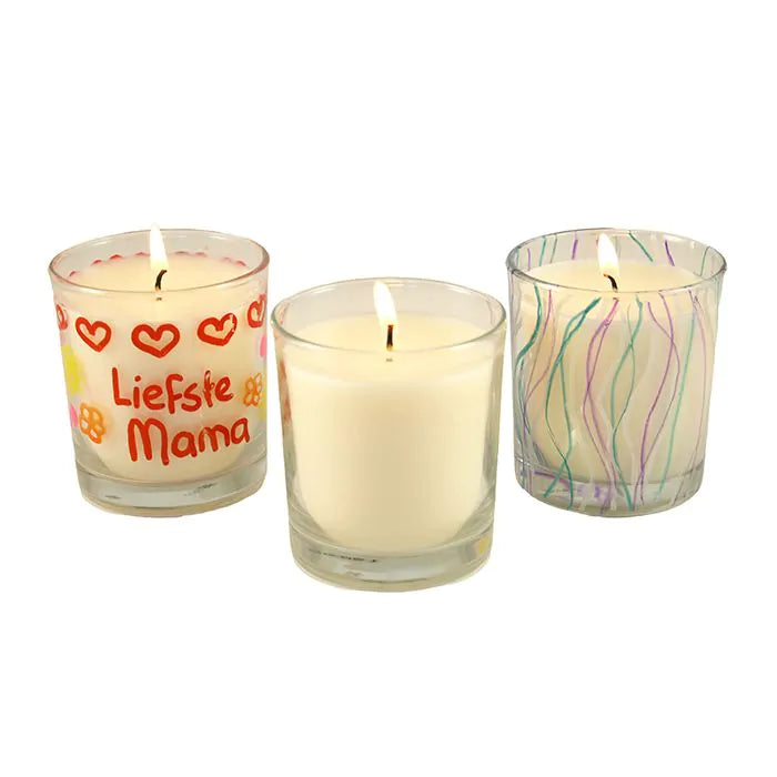 Craft Vanilla Scented Candle In A Glass