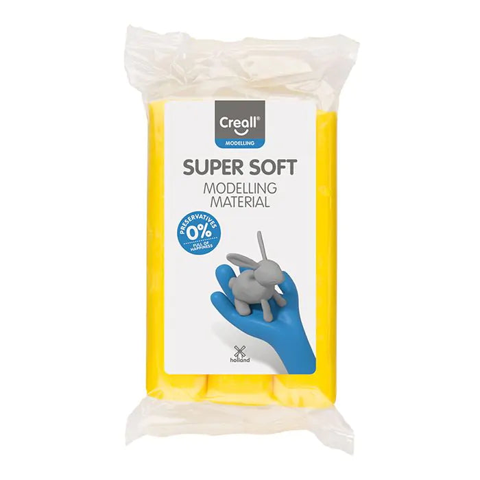 Creall Creall Super Soft Clay Block Yellow 500гр