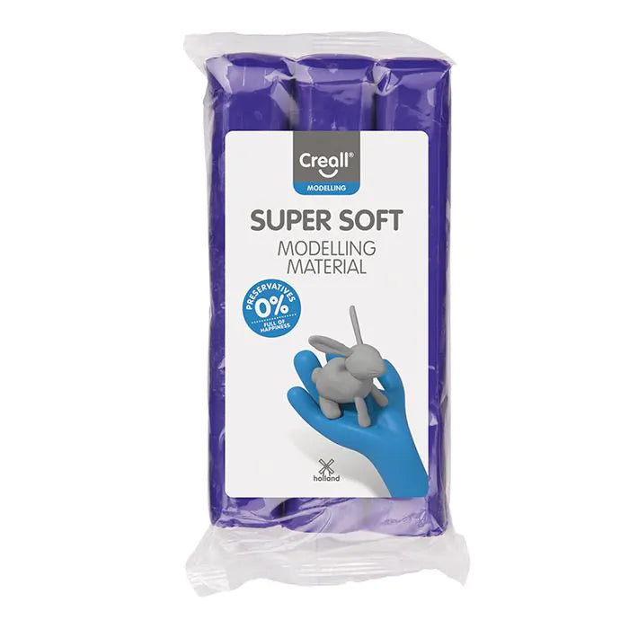 Creall Creall Super Soft Clay Block Purple 500гр