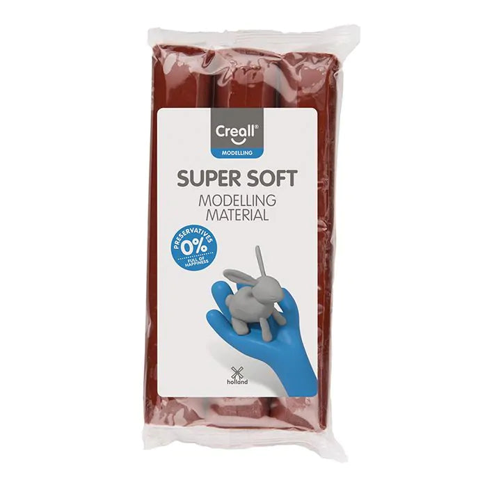 Creall Creall Super Soft Clay Block Brown 500гр