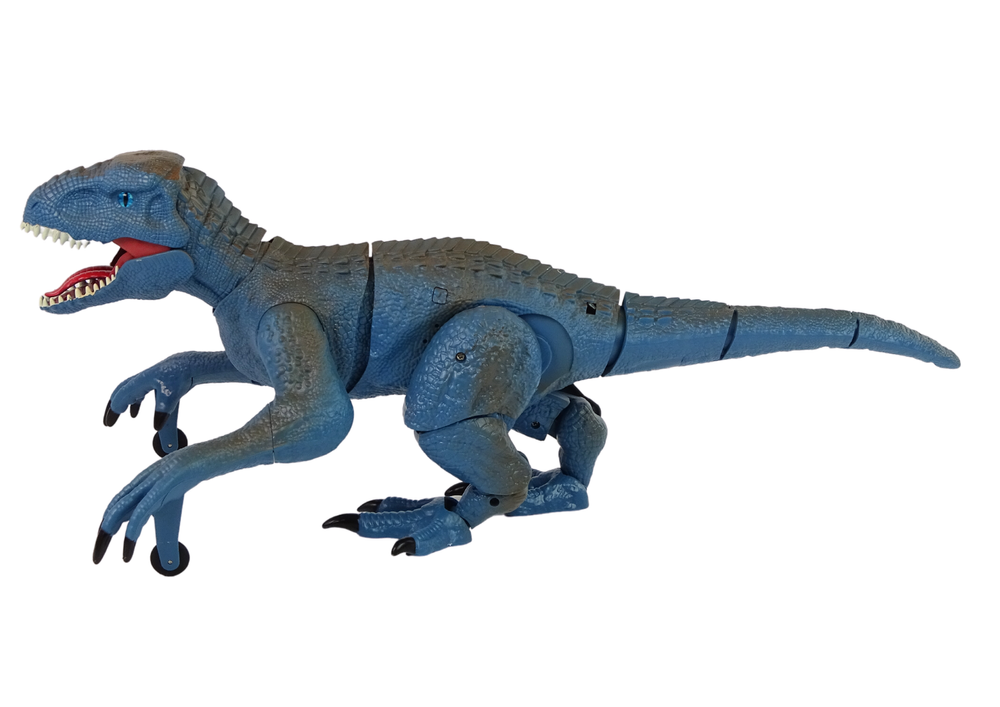 Remote-controlled Dinosaur Velociraptor Sound Roaring Blue